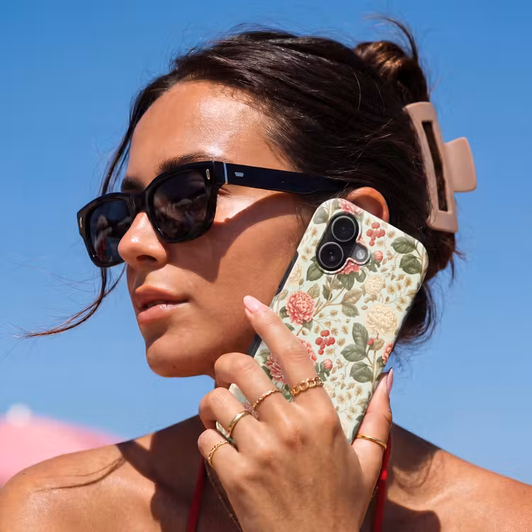 Klassiek - Botanisch - Veelkleurig Toughcase MagSafe Apple iPhone 17 klein 1017 -Sfeer2V
