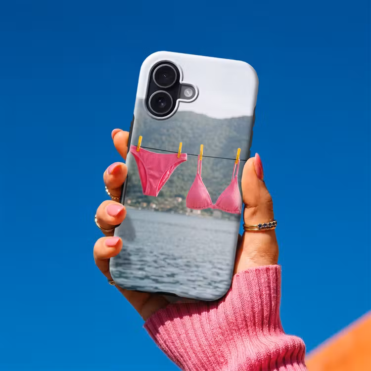 Kleding - Badkleding - Waslijn - Zomer - Roze Toughcase MagSafe Apple iPhone 17 klein -Sfeer1V
