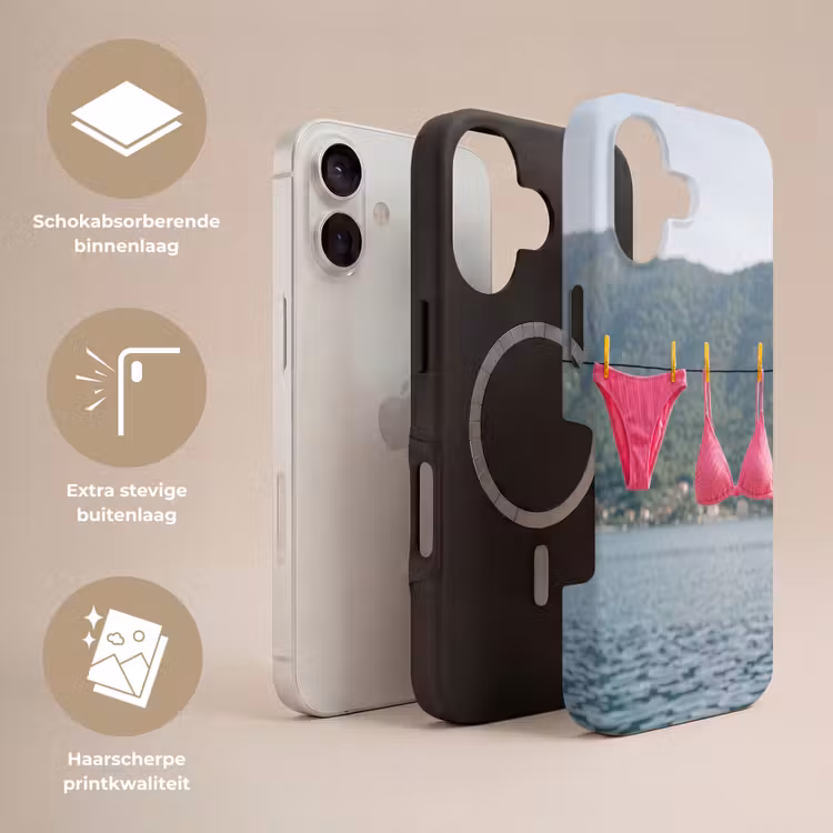 Kleding - Badkleding - Waslijn - Zomer - Roze Toughcase MagSafe Apple iPhone 17 klein -USP_Lagen_NL