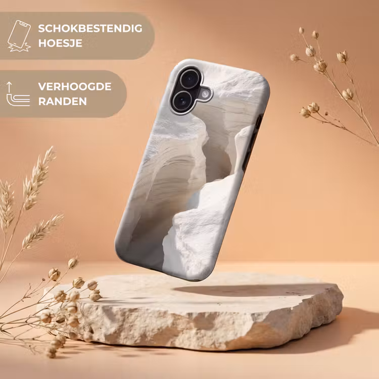 Kloof - Wit - Sneeuw Toughcase MagSafe Apple iPhone 17 klein -USP_RandenV_NL