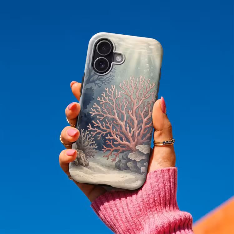Koraal - Onderwater - Natuur - Roze Toughcase MagSafe Apple iPhone 17 klein -Sfeer1V