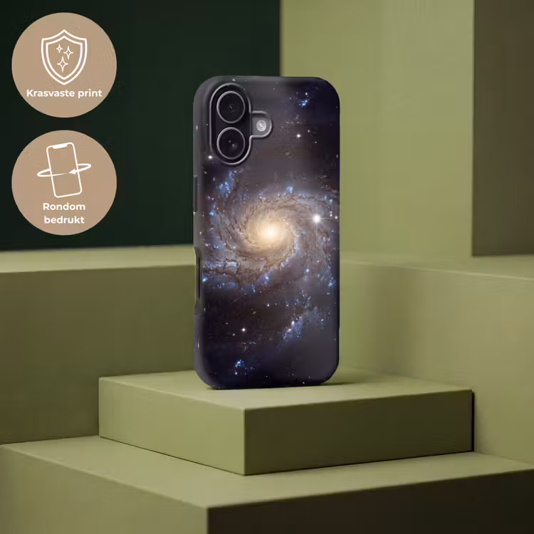 Kosmos - Sterrenstelsel - Donker Toughcase MagSafe Apple iPhone 17 klein -USP_PrintM_NL