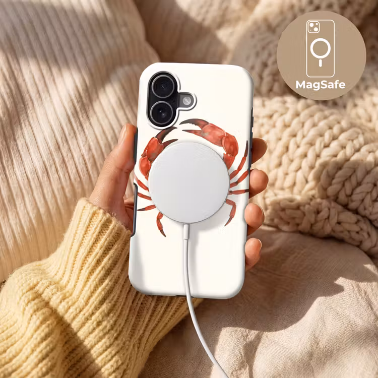 Krab - Felrood - Poten Toughcase MagSafe Apple iPhone 17 klein -USP_MagsafeV