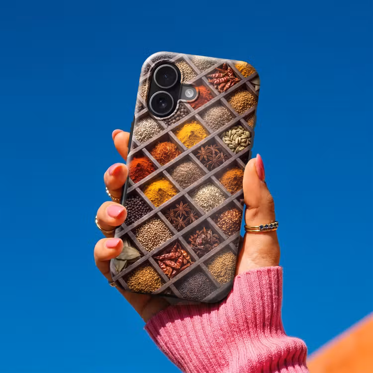 Telefoonhoesje Toughcase - Kruiden - Houten - Eten — 2
