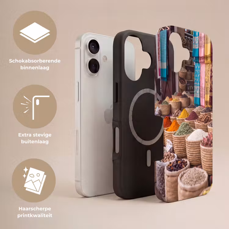Telefoonhoesje Toughcase - Kruiden - Manden - Oosters — 3
