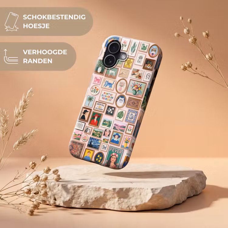 Kunst - Collectie - Decoratie - Modern - Kleurrijk Toughcase MagSafe Apple iPhone 17 klein -USP_RandenV_NL