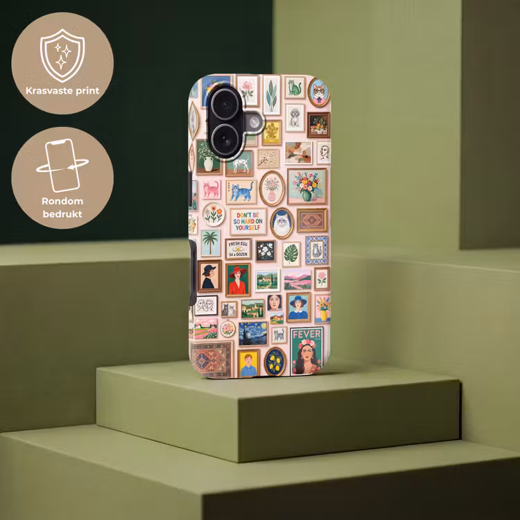 Kunst - Collectie - Decoratie - Modern - Kleurrijk Toughcase MagSafe Apple iPhone 17 klein -USP_PrintM_NL