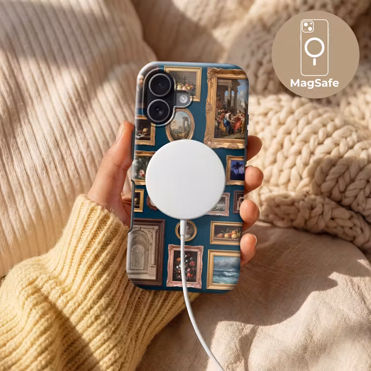 Kunst - Schilderijen - Decoratie - Klassiek - Groen Toughcase MagSafe Apple iPhone 17 klein -USP_MagsafeV