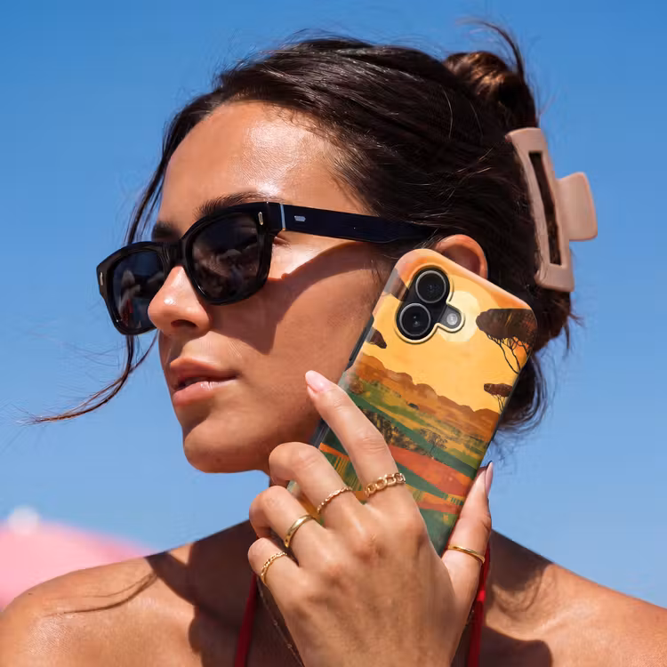 Landschap - Afrikaans - Zon Toughcase MagSafe Apple iPhone 17 klein -Sfeer2V