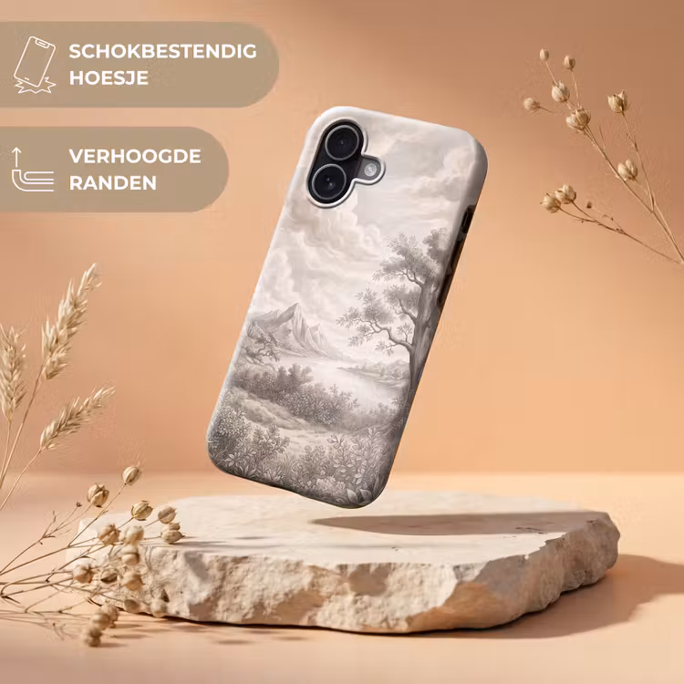 Landschap - Bergen - Meer - Natuur Toughcase MagSafe Apple iPhone 17 klein -USP_RandenV_NL