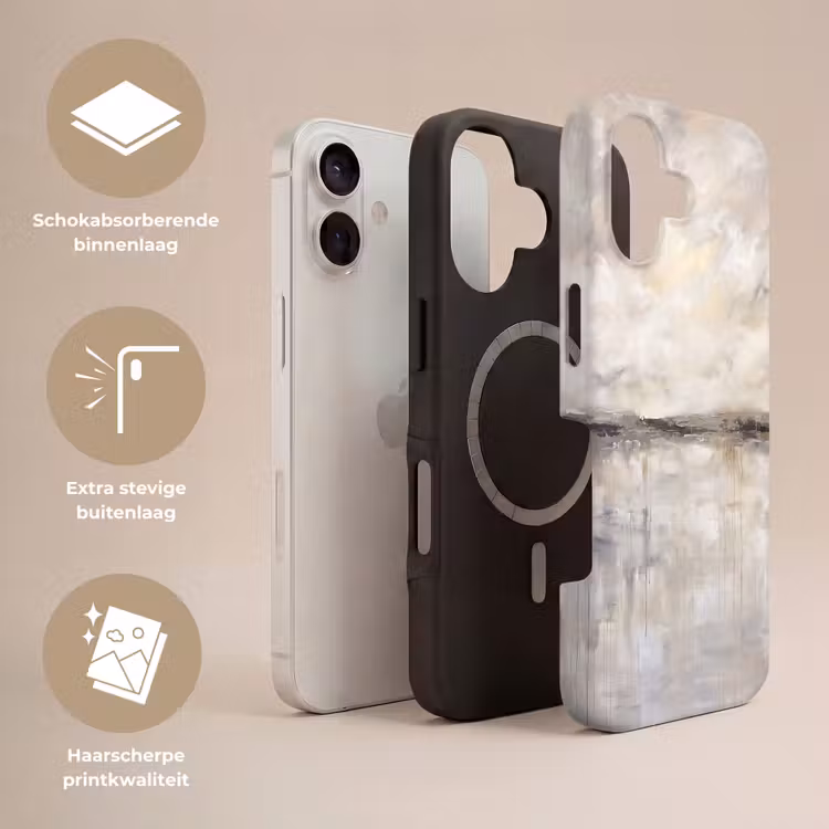 Landschap - Horizon - Natuur - Abstract - Neutraal Toughcase MagSafe Apple iPhone 17 klein -USP_Lagen_NL