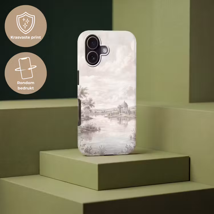 Landschap - Water - Natuur - Sepia Toughcase MagSafe Apple iPhone 17 klein -USP_PrintM_NL