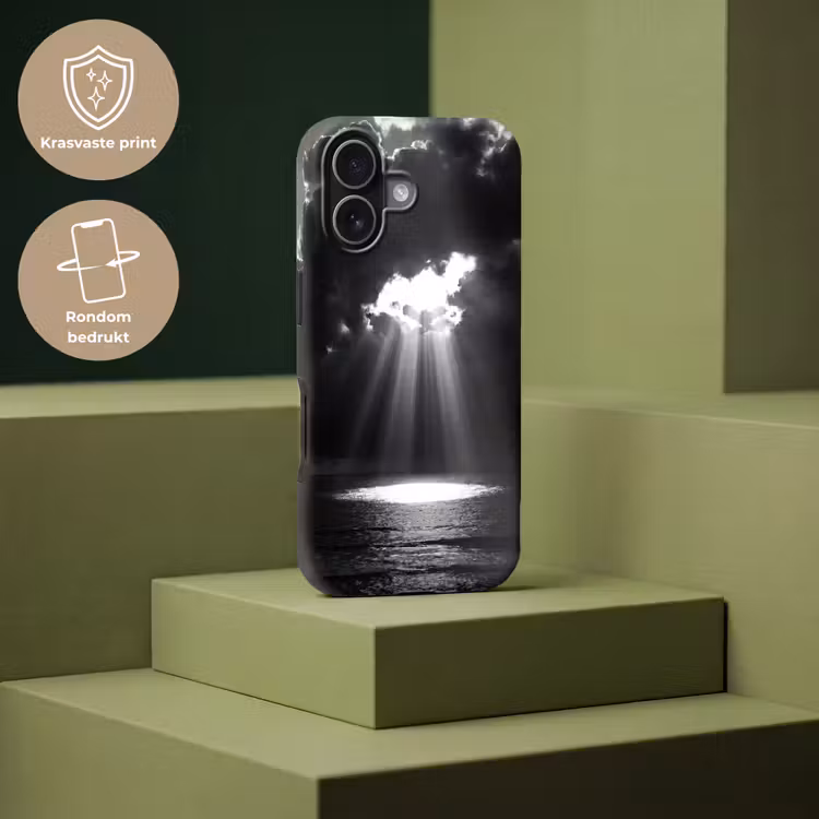 Licht - Wolken - Zee - Zwart-wit - Natuur Toughcase MagSafe Apple iPhone 17 klein -USP_PrintM_NL