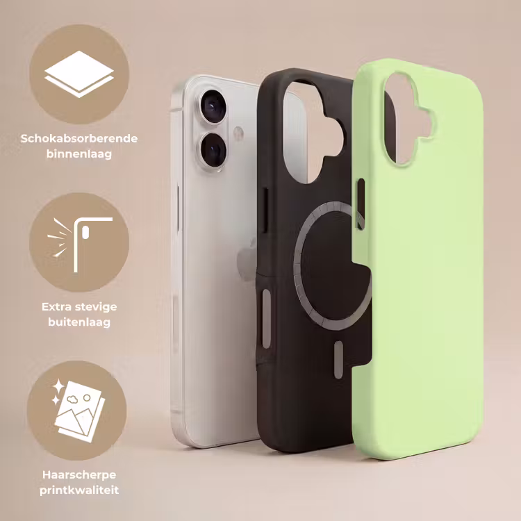 Light - Lime - Groen Toughcase MagSafe Apple iPhone 17 klein 1017 -USP_Lagen_NL
