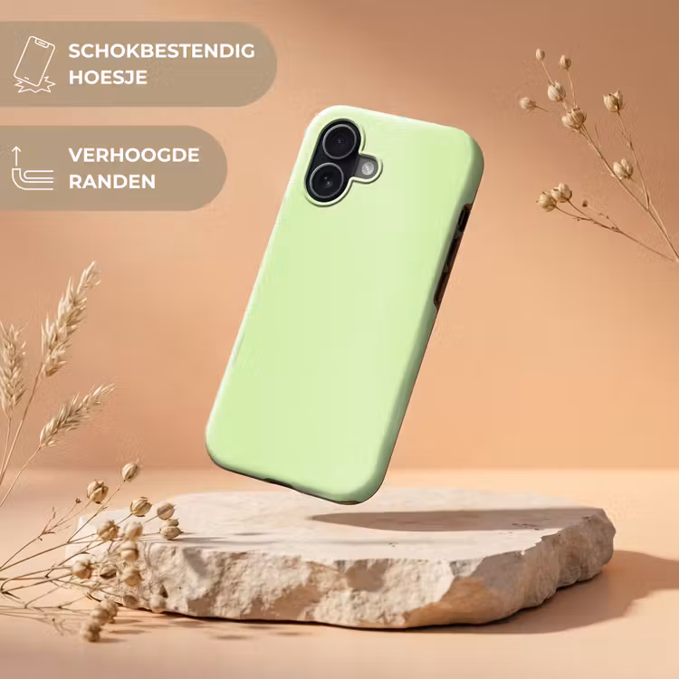 Light - Lime - Groen Toughcase MagSafe Apple iPhone 17 klein 1017 -USP_RandenV_NL