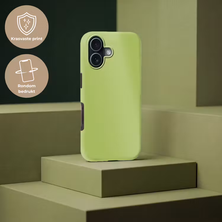 Lime - Glow - Groen Toughcase MagSafe Apple iPhone 17 klein 1017 -USP_PrintM_NL