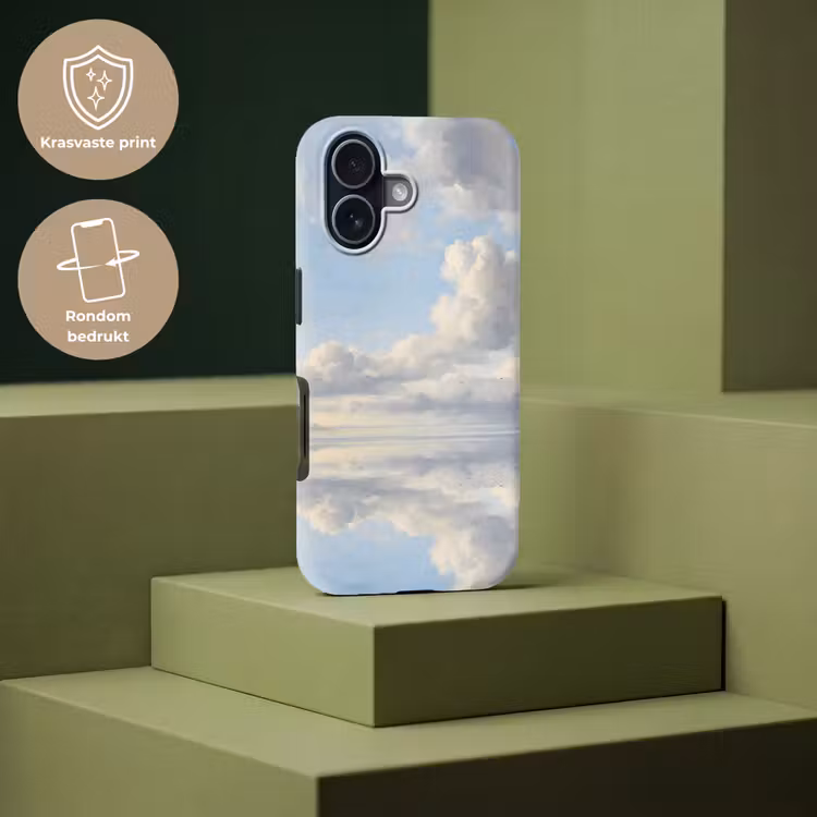 Lucht - Wolken - Natuur - Klassiek - Blauw Toughcase MagSafe Apple iPhone 17 klein -USP_PrintM_NL