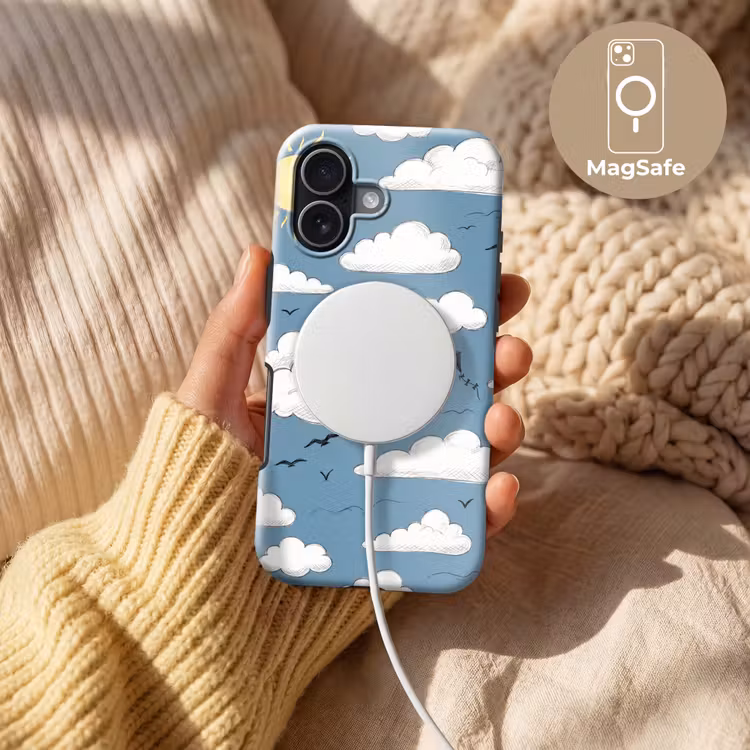 Lucht - Zon - Wolken - Natuur - Blauw Toughcase MagSafe Apple iPhone 17 klein -USP_MagsafeV