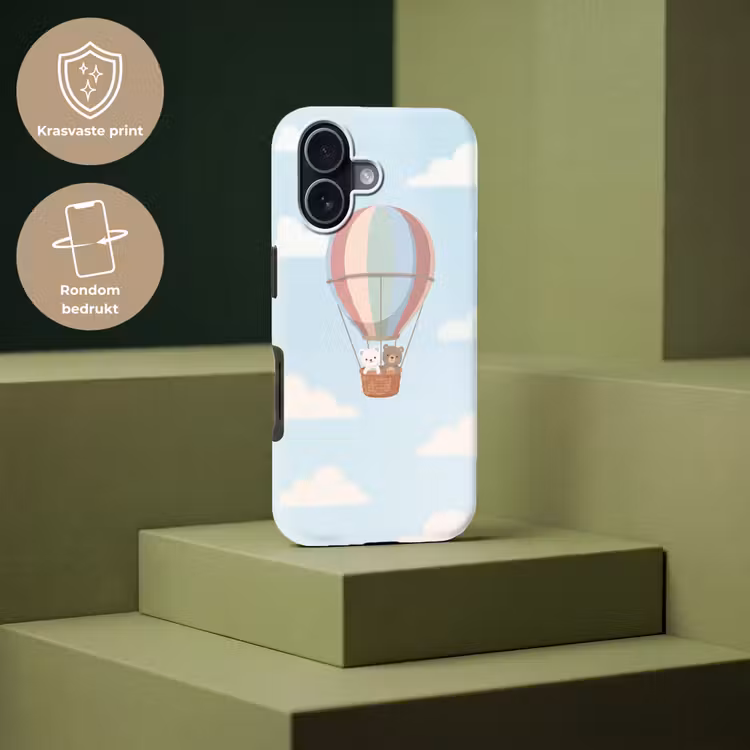Luchtballon - Beren - Pastel Toughcase MagSafe Apple iPhone 17 klein -USP_PrintM_NL