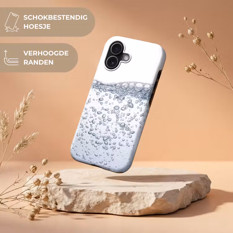 Luchtbellen - Water - Dynamisch Toughcase MagSafe Apple iPhone 17 klein -USP_RandenV_NL