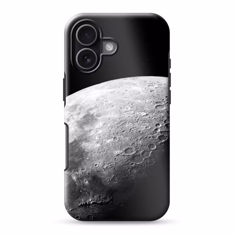Telefoonhoesje Toughcase - Maan - Kraters - Ruimte - Maan - Kraters - Ruimte Toughcase MagSafe Apple iPhone 17 klein