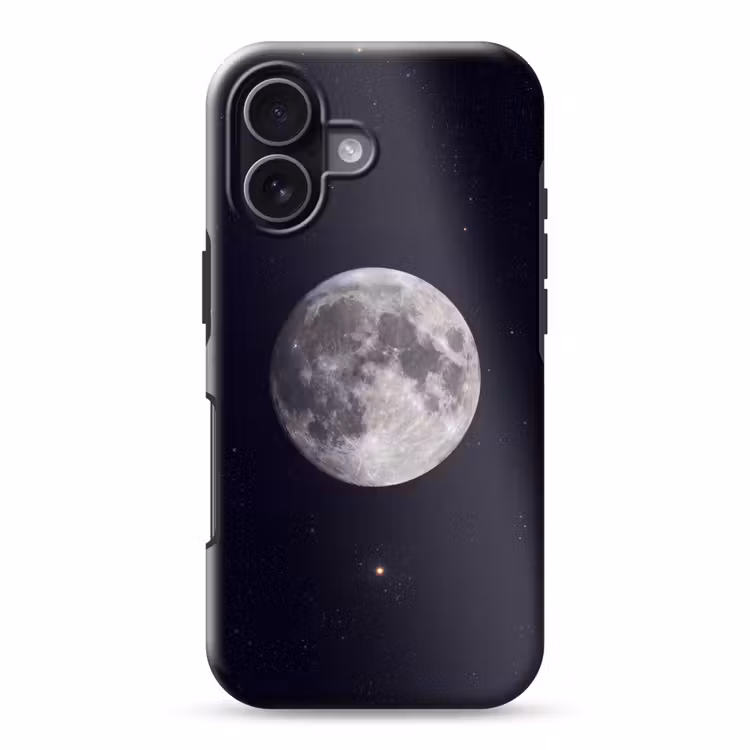 Telefoonhoesje Toughcase - Maan - Sterren - Ruimte - Maan - Sterren - Ruimte Toughcase MagSafe Apple iPhone 17 klein