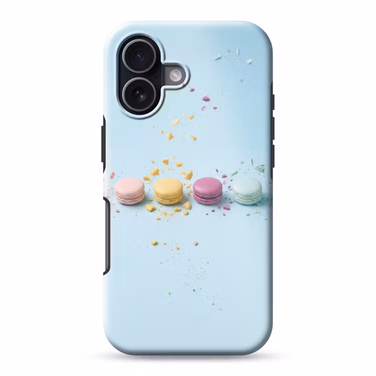 Macarons - Kleurrijk - Pastel Toughcase MagSafe Apple iPhone 17 klein -3d