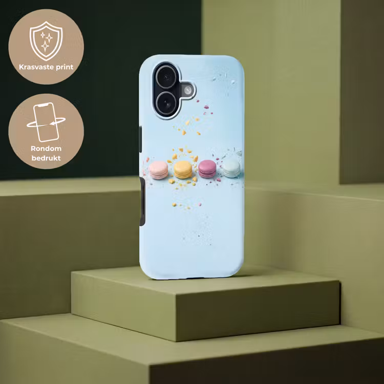 Macarons - Kleurrijk - Pastel Toughcase MagSafe Apple iPhone 17 klein -USP_PrintM_NL
