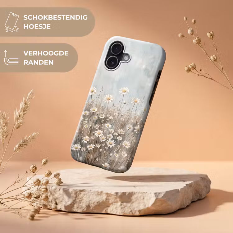 Madelief - Illustratie - Wit Toughcase MagSafe Apple iPhone 17 klein -USP_RandenV_NL