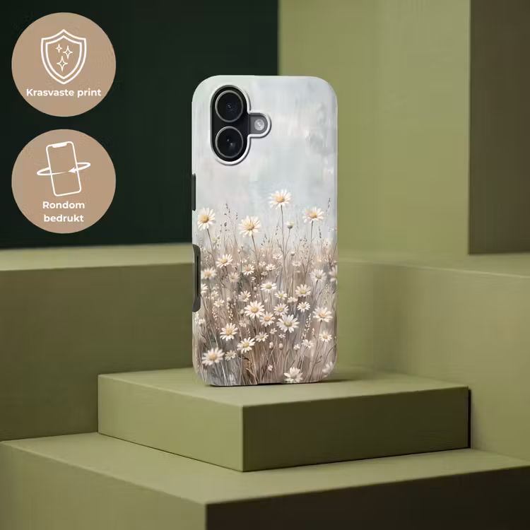 Madelief - Illustratie - Wit Toughcase MagSafe Apple iPhone 17 klein -USP_PrintM_NL