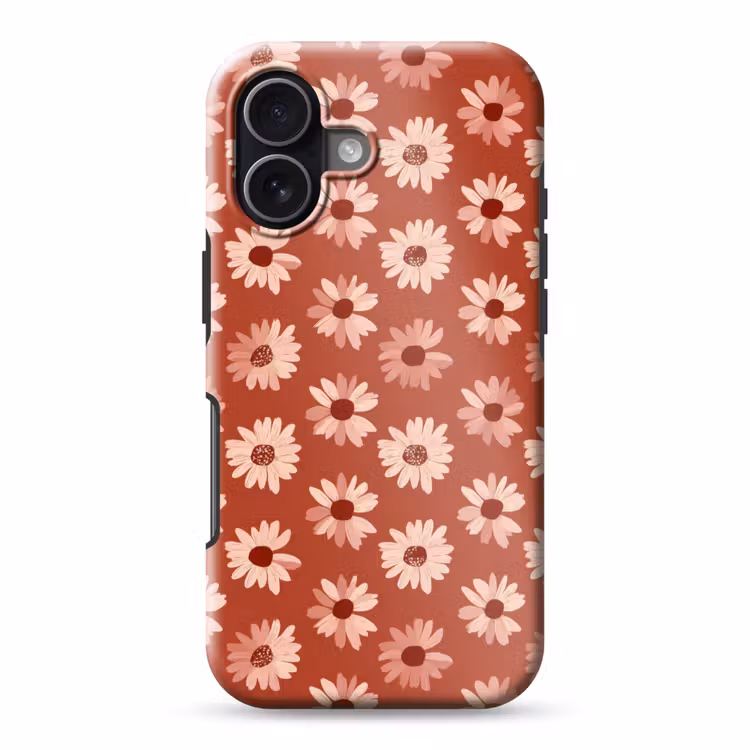 Madelief - Retro - Terracotta Toughcase MagSafe Apple iPhone 17 klein 1017 -3d