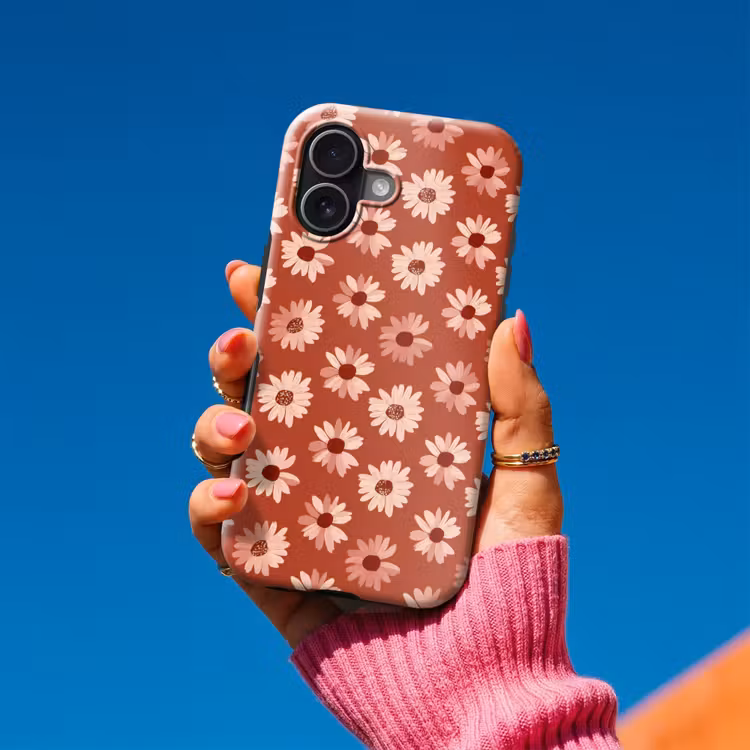 Madelief - Retro - Terracotta Toughcase MagSafe Apple iPhone 17 klein 1017 -Sfeer1V
