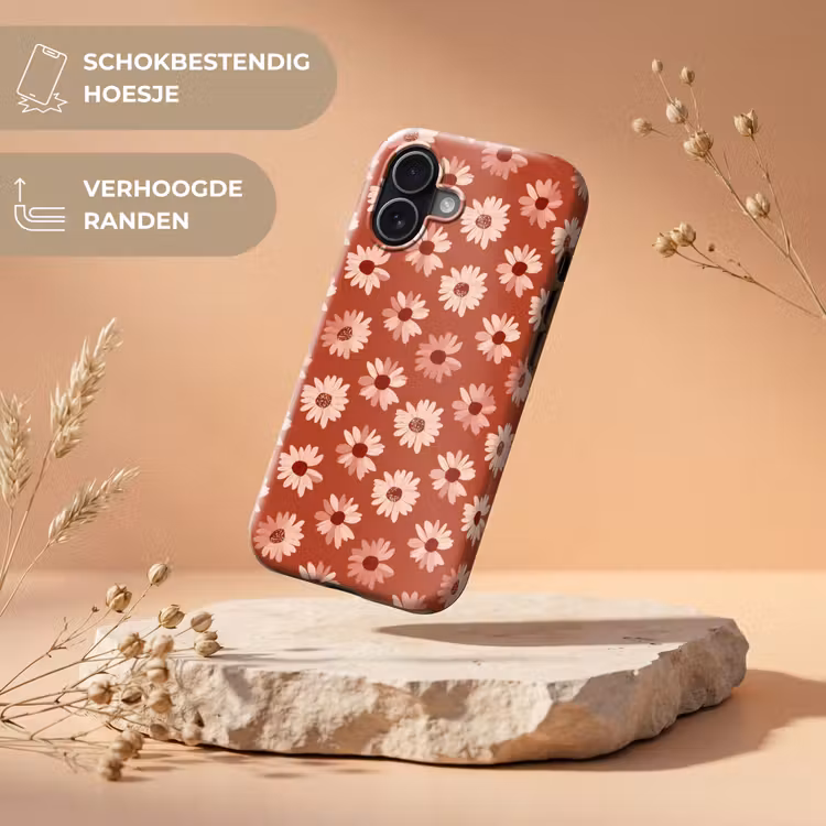 Madelief - Retro - Terracotta Toughcase MagSafe Apple iPhone 17 klein 1017 -USP_RandenV_NL