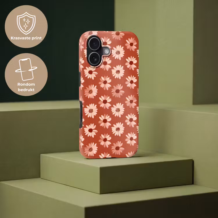 Madelief - Retro - Terracotta Toughcase MagSafe Apple iPhone 17 klein 1017 -USP_PrintM_NL