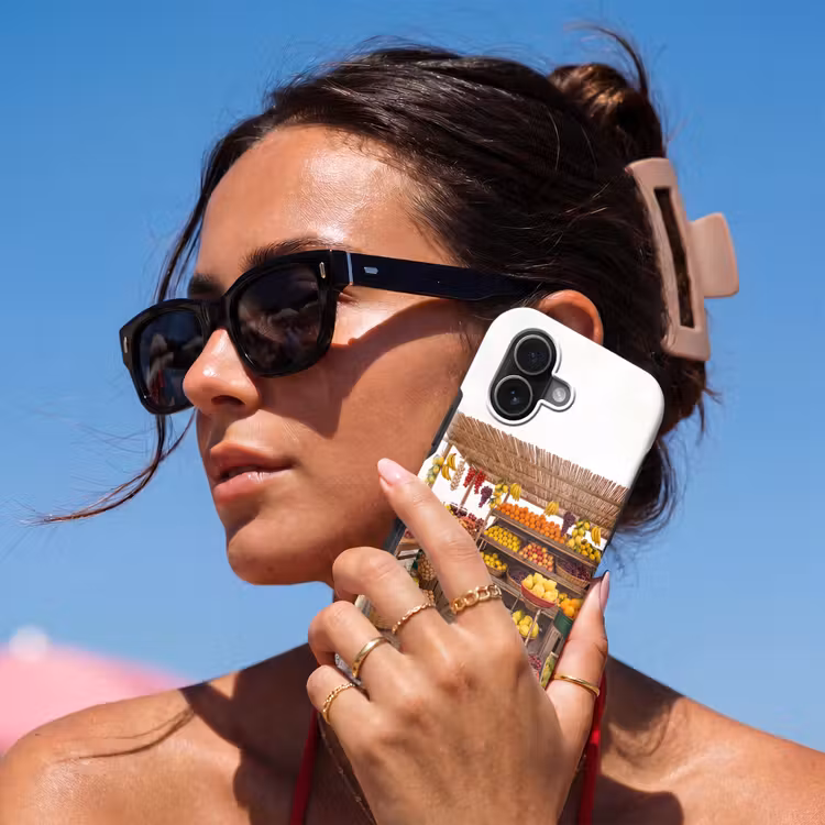 Telefoonhoesje Toughcase - Marktkraam - Fruit - Vers - Marktkraam - Fruit - Vers Toughcase MagSafe Apple iPhone 17 klein