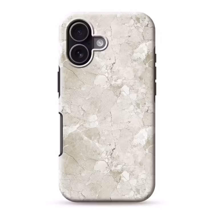 Marmer - Grijs - Aders Toughcase MagSafe Apple iPhone 17 klein 1017 -3d