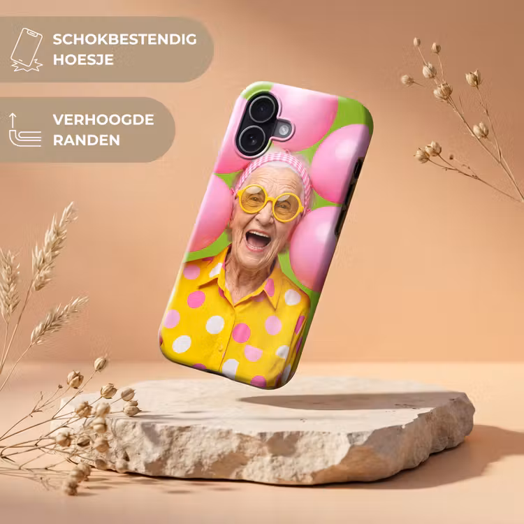 Mens - Ballonnen - Feest - Kleurrijk - Roze Toughcase MagSafe Apple iPhone 17 klein -USP_RandenV_NL