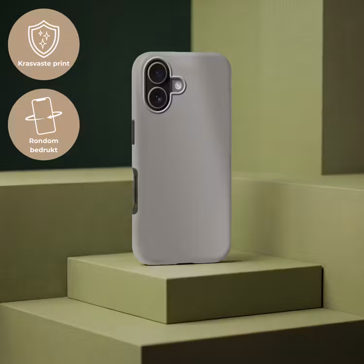 Mineral - Grey - Grijs Toughcase MagSafe Apple iPhone 17 klein 1017 -USP_PrintM_NL