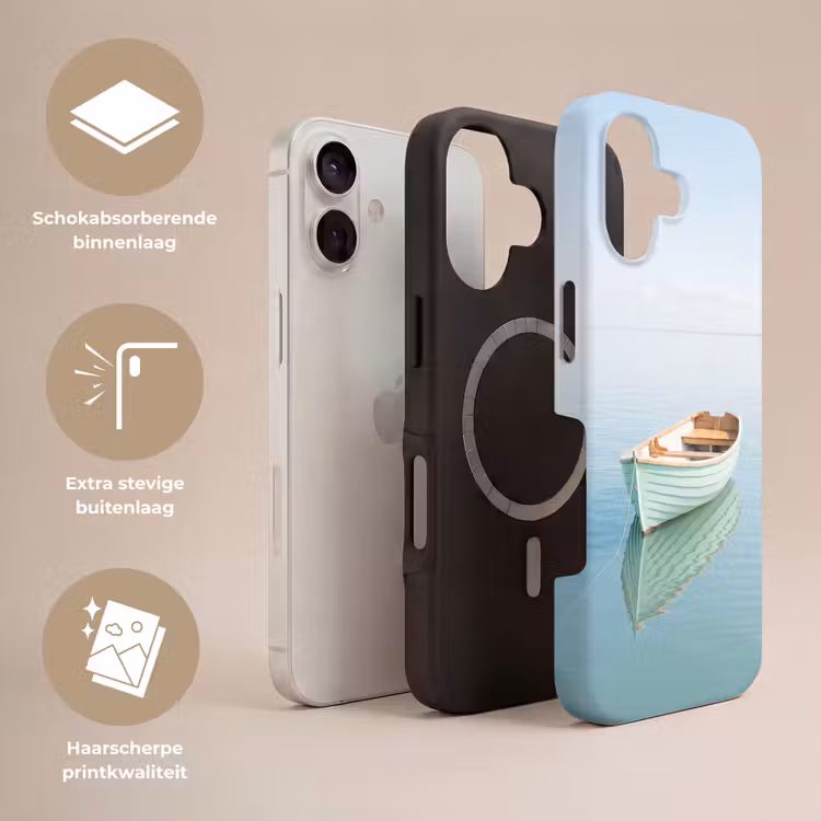 Minimalistisch - Boot - Zee Toughcase MagSafe Apple iPhone 17 klein -USP_Lagen_NL