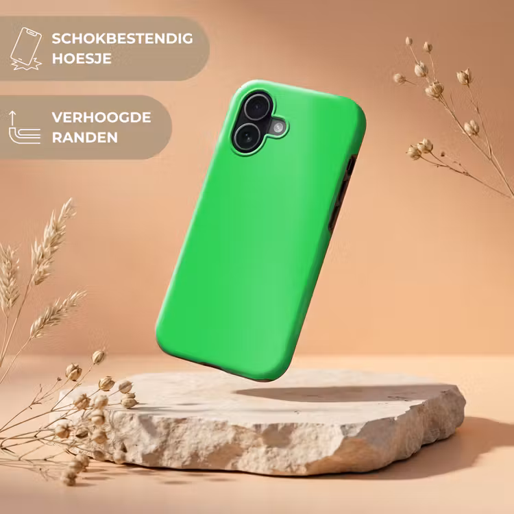 Mint - Green - Groen Toughcase MagSafe Apple iPhone 17 klein 1017 -USP_RandenV_NL