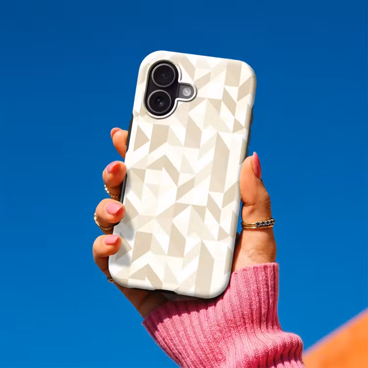 Modern - Abstract - Beige Toughcase MagSafe Apple iPhone 17 klein 1017 -Sfeer1V