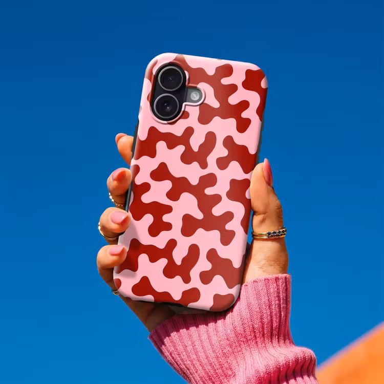 Modern - Abstract - Rood Toughcase MagSafe Apple iPhone 17 klein 1017 -Sfeer1V