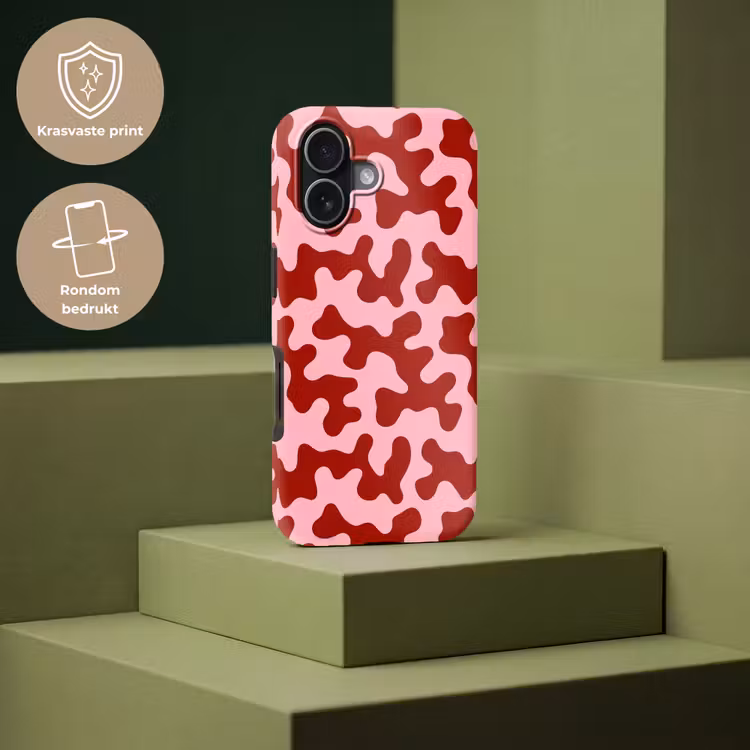 Modern - Abstract - Rood Toughcase MagSafe Apple iPhone 17 klein 1017 -USP_PrintM_NL