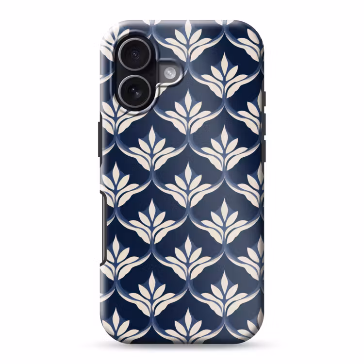 Modern - Ontwerp - Blauw Toughcase MagSafe Apple iPhone 17 klein 1017 -3d