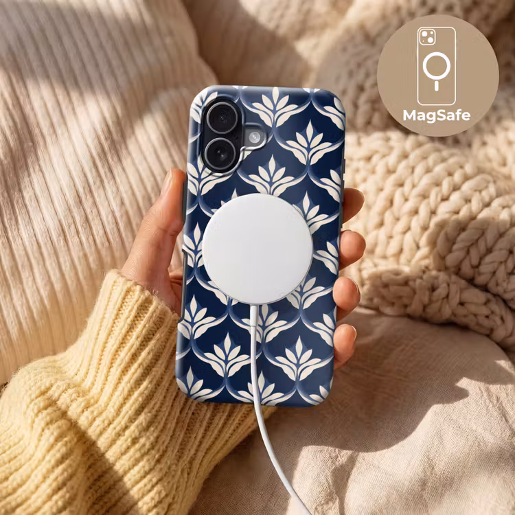 Modern - Ontwerp - Blauw Toughcase MagSafe Apple iPhone 17 klein 1017 -USP_MagsafeV