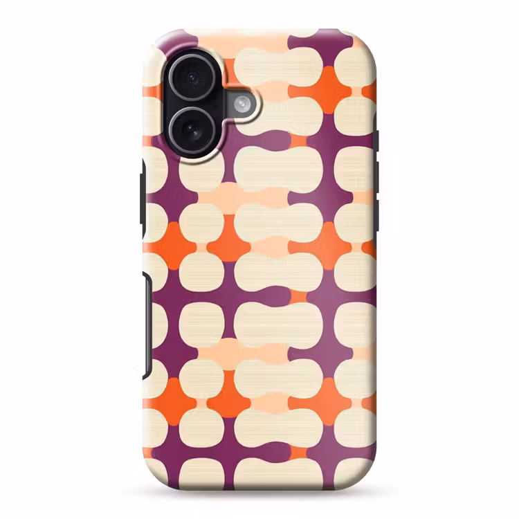Modern - Patroon - Kleurrijk Toughcase MagSafe Apple iPhone 17 klein 1017 -3d