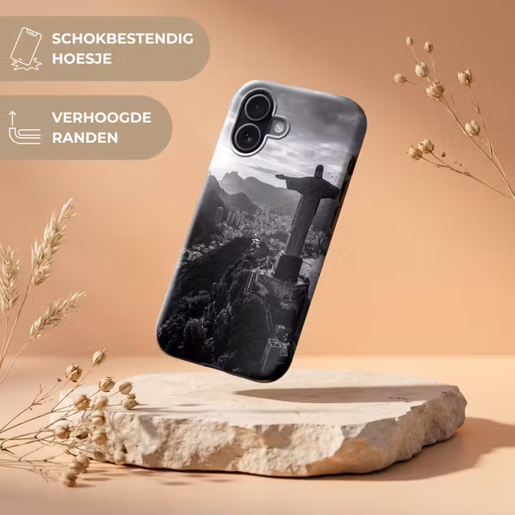 Monument - Stadsgezicht - Landschap - Zwart-wit Toughcase MagSafe Apple iPhone 17 klein -USP_RandenV_NL