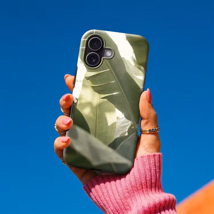 Natuur - Bladeren - Groen - Tropisch - Detail Toughcase MagSafe Apple iPhone 17 klein -Sfeer1V