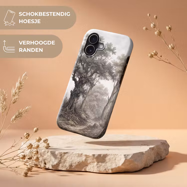 Natuur - Bos - Eik Toughcase MagSafe Apple iPhone 17 klein -USP_RandenV_NL
