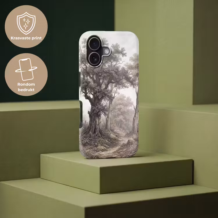 Natuur - Bos - Eik Toughcase MagSafe Apple iPhone 17 klein -USP_PrintM_NL